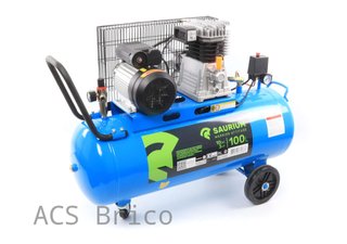 Compresor 100 Litros - 3 Hp - 10 Bar - 230V - 37188 - Saurium