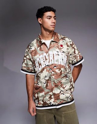 Camisa de Baseball Icecream Camuflaje