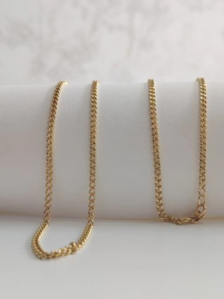 Cadena Eslabón cubano Oro 18K
