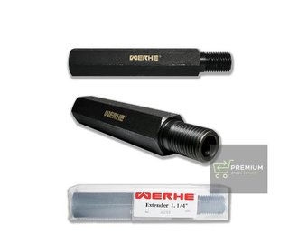 WERHE® 1 1/4" UNC pulgadas - prolongación para broca