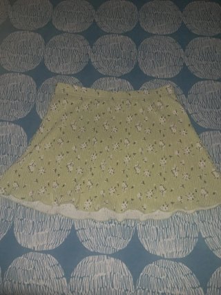 Falda corta estampada