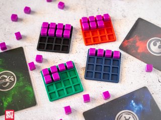 4 Marcadores de daño para juego de mesa Star Wars