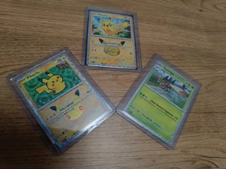 Lote de 3 Cartas Pokémon