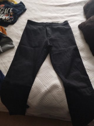 Pantalón Vaquero Negro Talle Alto