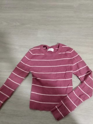Jersey de rayas rosa