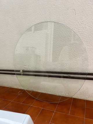 Tablero de Cristal Redondo