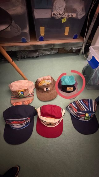 Gorra Five Panels Multicolor