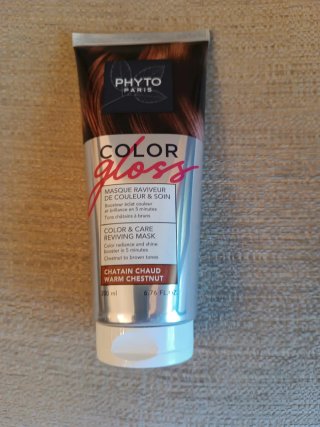 Mascarilla Phyto Paris Color Gloss Castaño Cálido