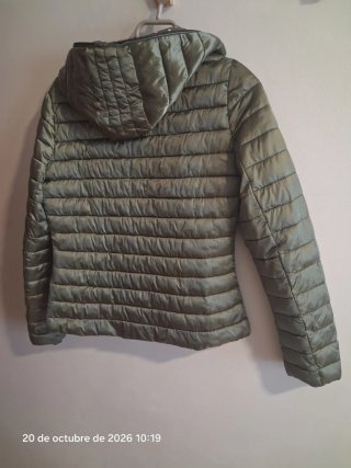Chaqueta Acolchada Verde Talla S