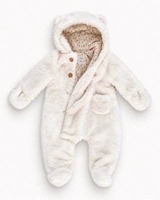 Buzo de bebé Zara color crema Talla 1-3