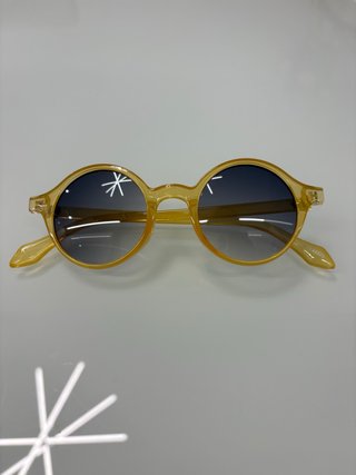 Occhiali da sole tondi OS Sunglasses gialli