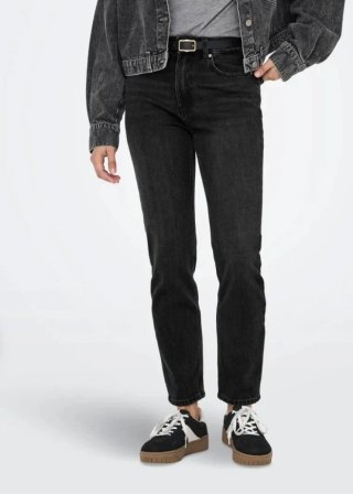 Pantalón vaquero recto negro
