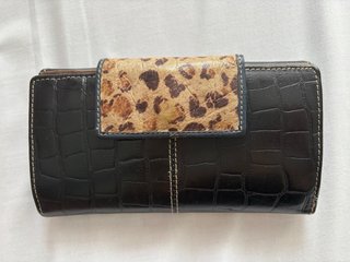 Cartera Monedero con Estampado Animal