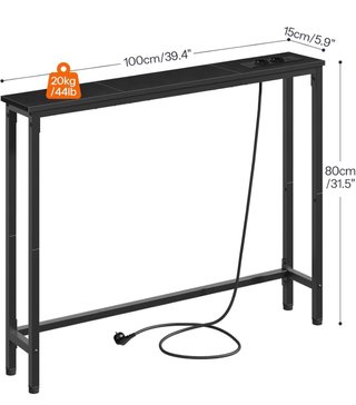2 Mesas Consola con Enchufe / mesa aparador
