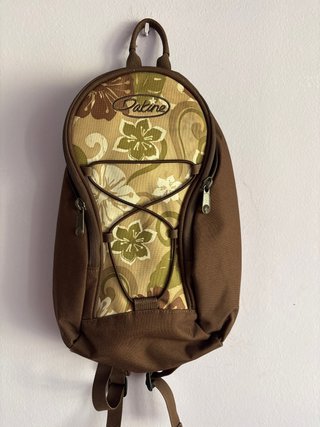 Mochila pequeña Dakine marrón y verde