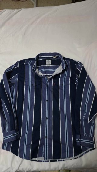 Camisa Levi's de rayas azul Talla L