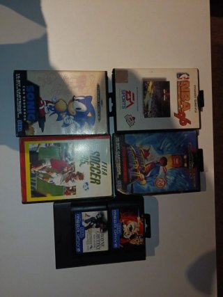 Lote 6 Juegos Sega Mega Drive 2