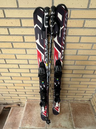 Esquís Salomon Crossmax con Bastones
