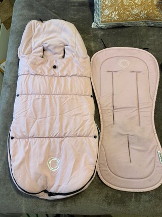 Saco y colchoneta Bugaboo rosa