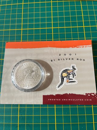 Onza de Plata Canguro 2001 RAM