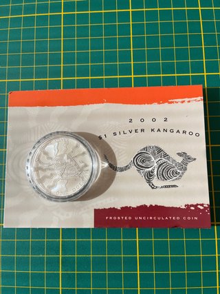 Onza de Plata Canguro 2002 RAM