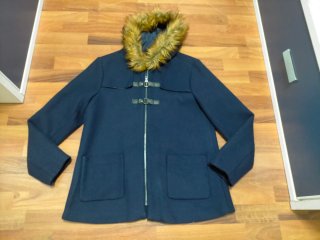 Abrigo Azul con Capucha Talla XL