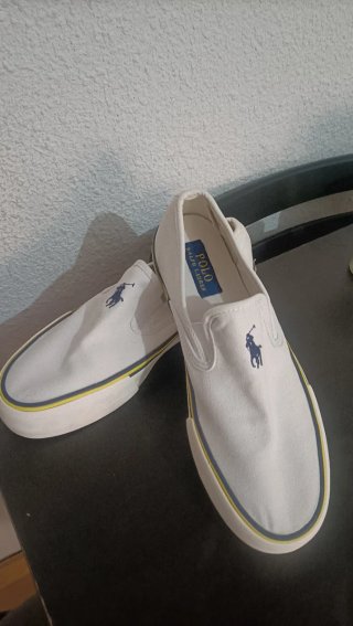 Zapatillas Slip-on Ralph Lauren Blancas