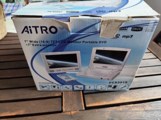 DVD Portátil AiTRO con Doble Pantalla