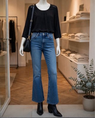 Blusa Negra Mango