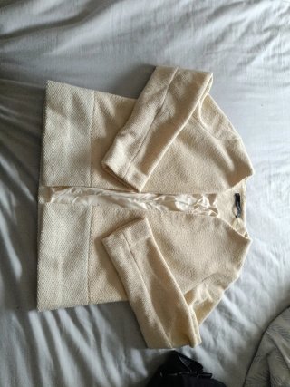 Chaqueta Beige Texturizada