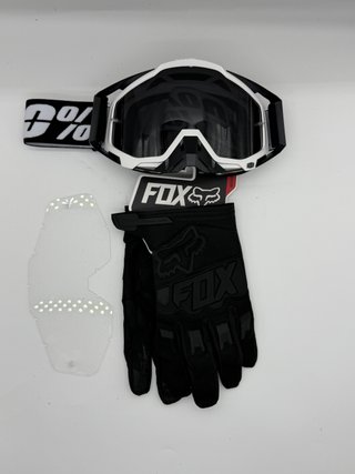 Gafas 100% y Guantes Fox Nuevos 117