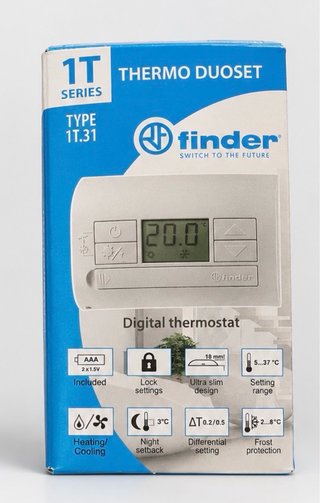 Termostato Digitale Finder 1T.31 Thermo Duoset
