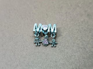 Charm MoM de Plata 925