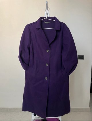 Cappotto donna viola