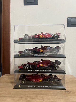 Set 4 Modellini Ferrari F1 Scala 1:24