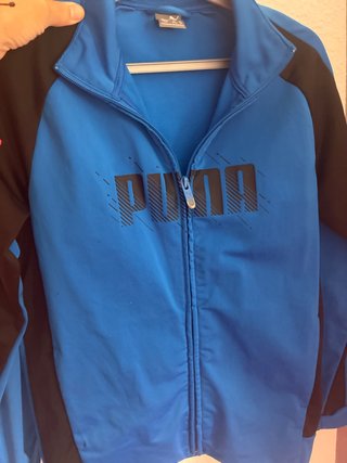 Chaqueta Puma Azul y Negra talla 154