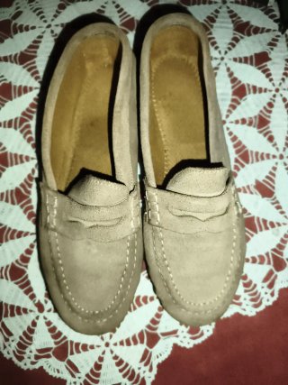 Mocasines Beige
