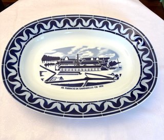 Vassoio in ceramica As fabbriche di Sargadelos nel 1851