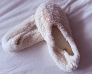 Bailarinas de Pelito Blancas NATURE Talla 38-39