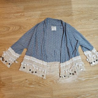 Kimono Boho Azul Talla S