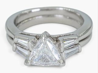 Sortija doble con Diamantes 1.60 quilates