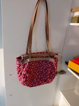 Bolso de Tela Estampado Floral