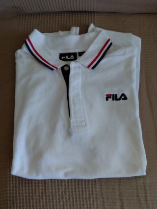 Polo Fila Blanco Talla S
