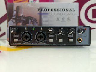 Tarjeta Sonido Interfaz De Audio Sound Card 214