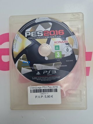 Videojuego PS3 Pes 2016