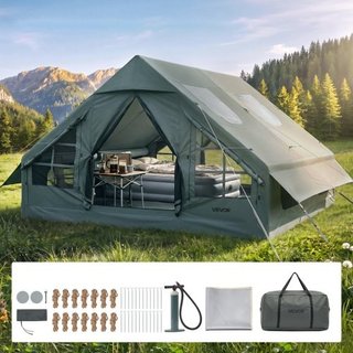 Tienda y carpa hinchable de acampada, 5-8 personas