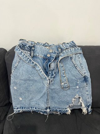 Falda vaquera Bershka