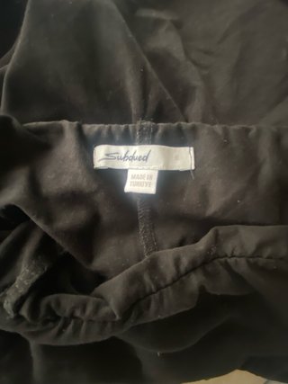 Falda pantalón negra Subdued