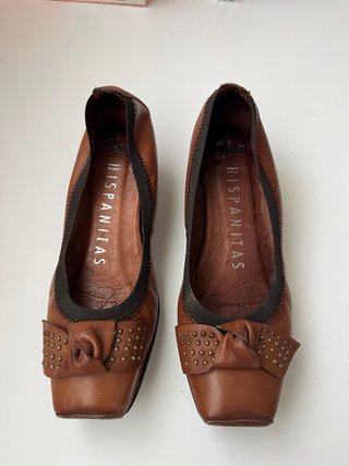 Zapatos de Tacón Bajo Talla 37 piel