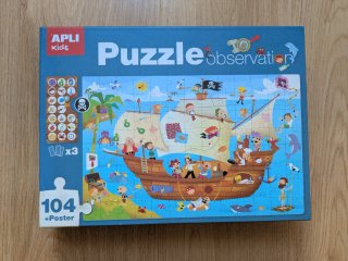 Puzle Observation Apli Kids Barco Pirata
